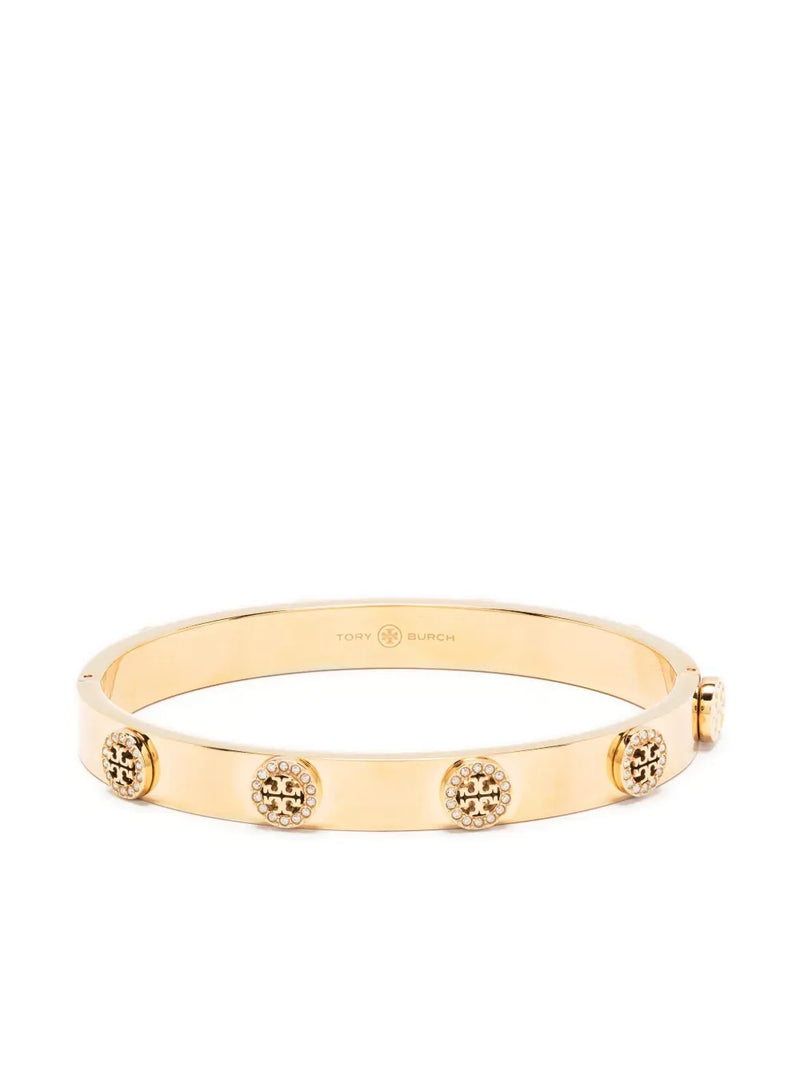 Miller stud pavé hinge bracelet