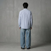 City Off Domes Aamore Blue Stripe Shirt