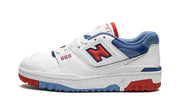 New Balance 550 White True Red Atlantic Blue