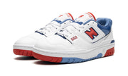 New Balance 550 White True Red Atlantic Blue