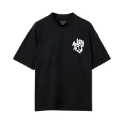 ALLSAINTS Orlando Logo Print Oversized T-Shirt Jet Black