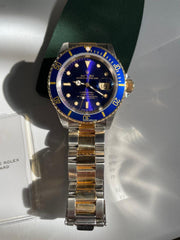 Rolex | Submariner | 16613 | Yellow gold | 40 mm | Gold/Steel | Blue | Automatic