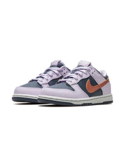 Nike Dunk Low Brown Swoosh Thunder Blue