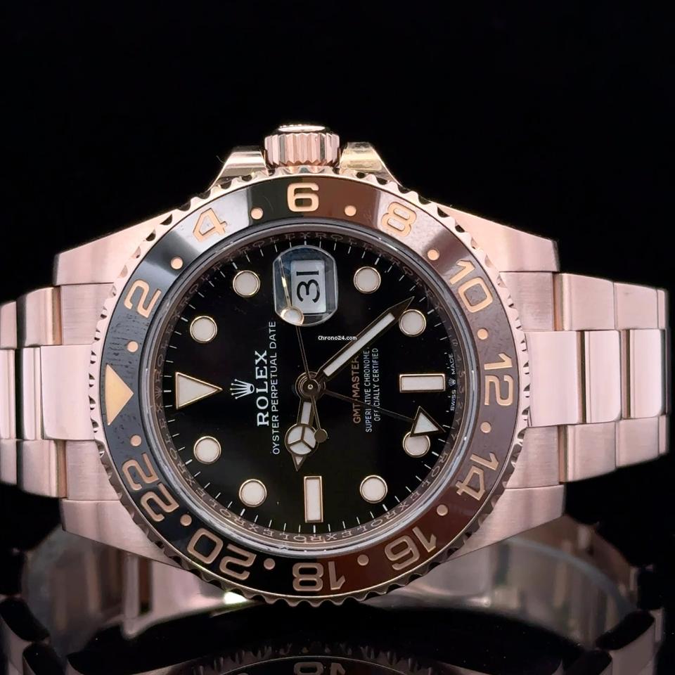 Rolex | GMT-Master II | 126715CHNR | Rose gold | 40 mm | Rose gold | Black | Automatic