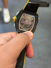 Richard Mille RM65-01 Split Second Chronograph Black/Orange Carbon Le Bron James Limited 150 Pieces