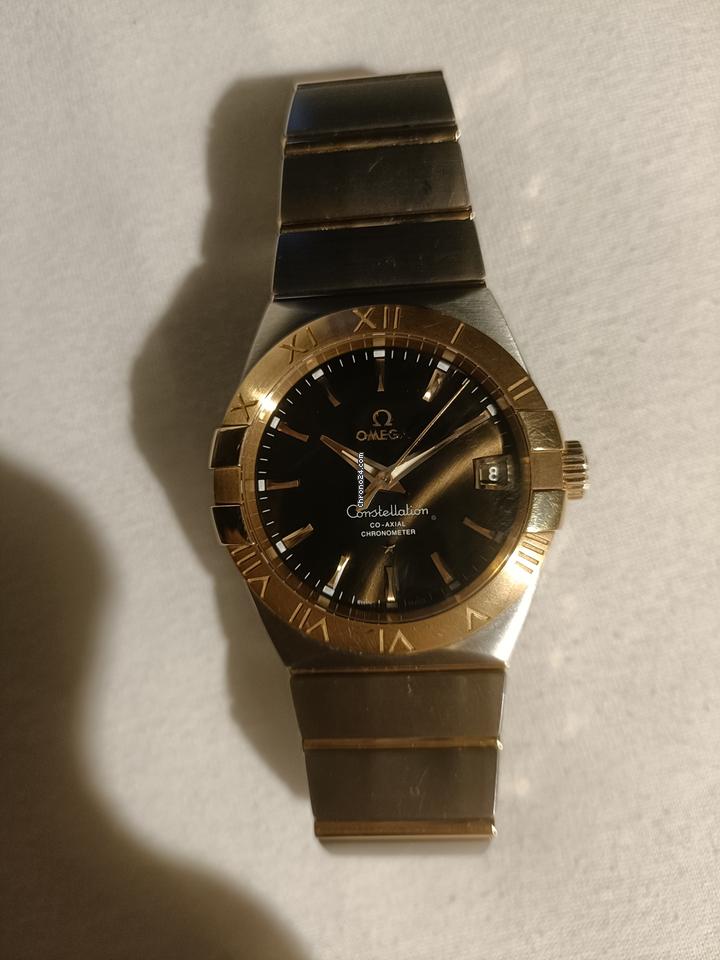 Omega Constellation Men Gold Steel