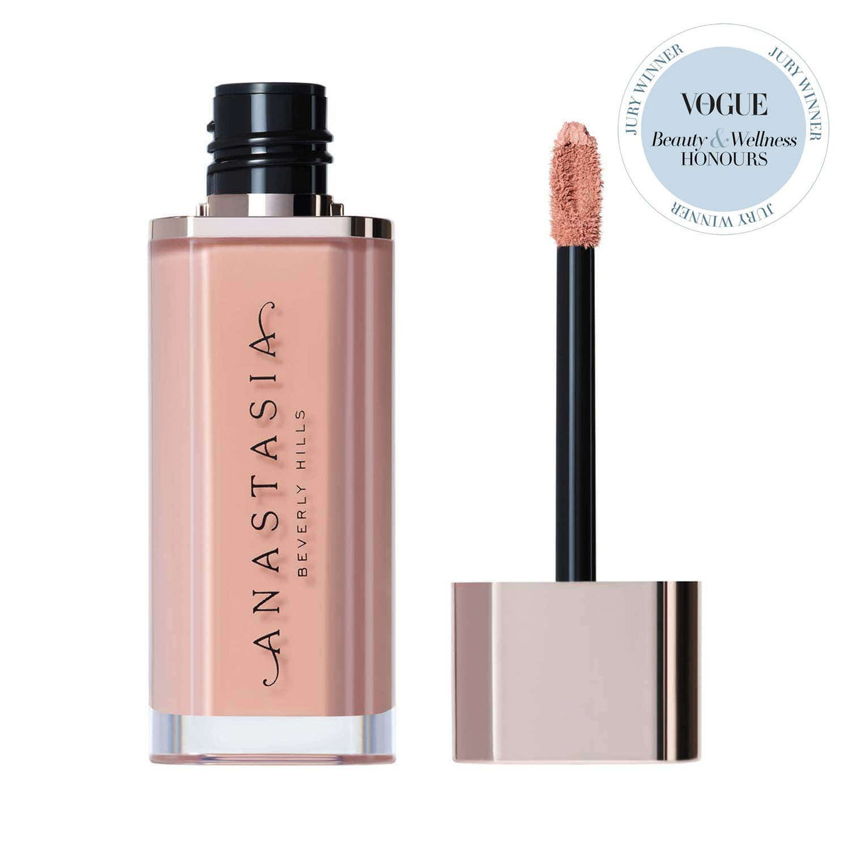 Anastasia Beverly Hills Lip Velvet Liquid Lipstick - Peachy Nude (3.5 g) - Anastasia Beverly Hills