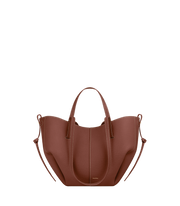 Polene Cyme Mini Textured Cognac