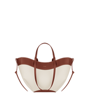 Polene Cyme Mini Cognac Canvas