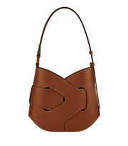 Polene Nodde Hobo Smooth Cognac