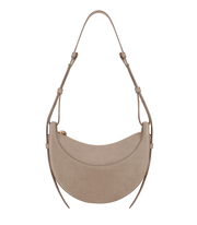 Polene Numero Dix Crocodile Nubuck Taupe