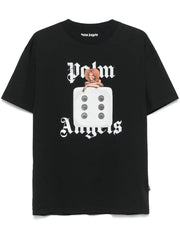 Palm Angels Black Logo Dice T-Shirt