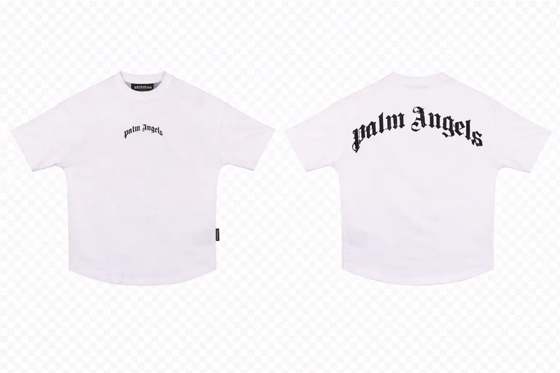 Palm Angels Classic Logo Over White T-Shirt