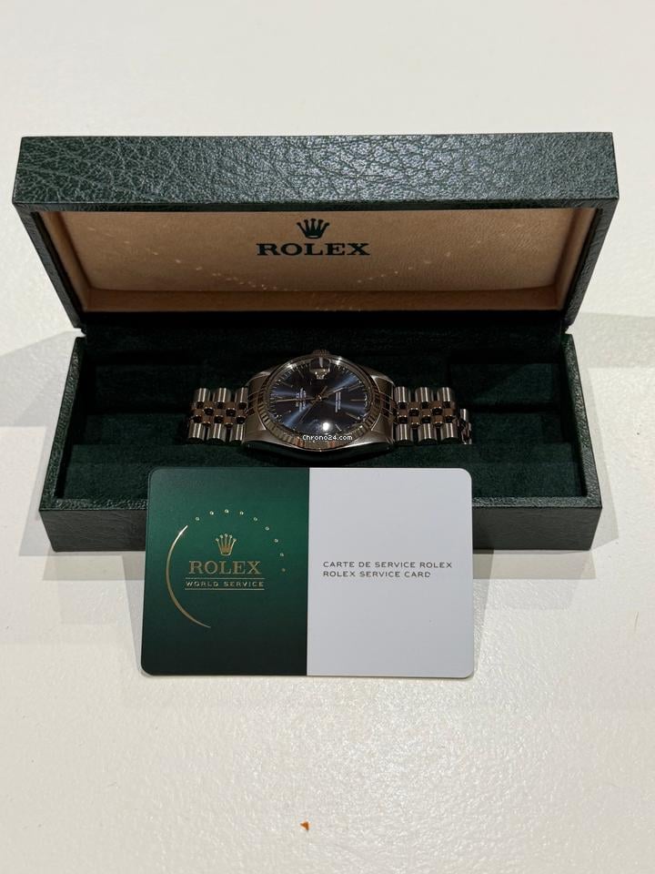 Rolex | Datejust | 16014 | Steel | 36 mm | Steel | Blue | Automatic