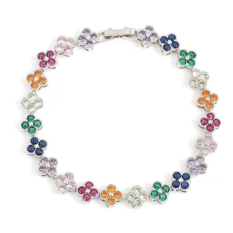 Rainbow Clover Bracelet