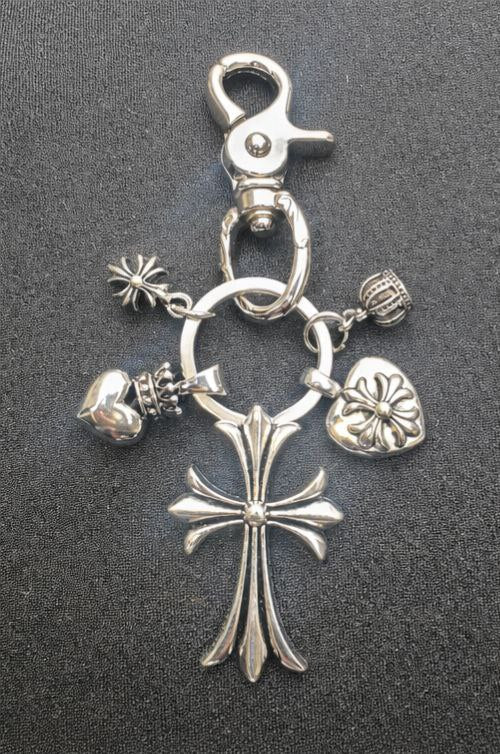 Chrome Hearts Keychain 5 Charms