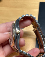 Rolex | Datejust | 116233 | Yellow gold | 36 mm | Gold/Steel | White | Automatic