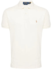 Pony-embroidered cotton polo shirt