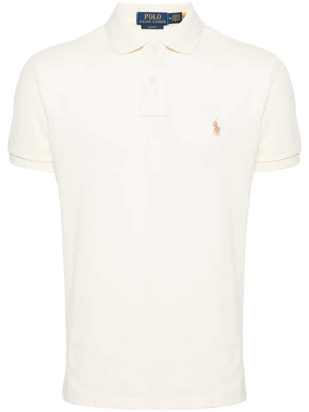 Pony-embroidered cotton polo shirt