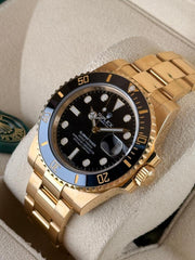 Rolex | Submariner | 116618LN | Yellow gold | 40 mm | Yellow gold | Black | Automatic