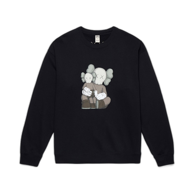 KAWS x Uniqlo Longsleeve Sweatshirt (US Sizing) Black