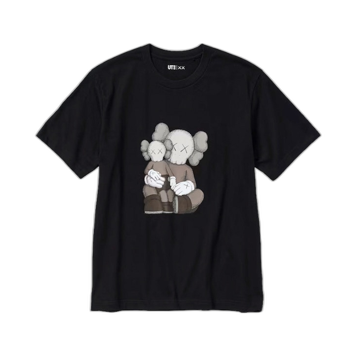 KAWS x Uniqlo UT Shorts Sleeve Graphic T-Shirt (Asia Sizing) Black