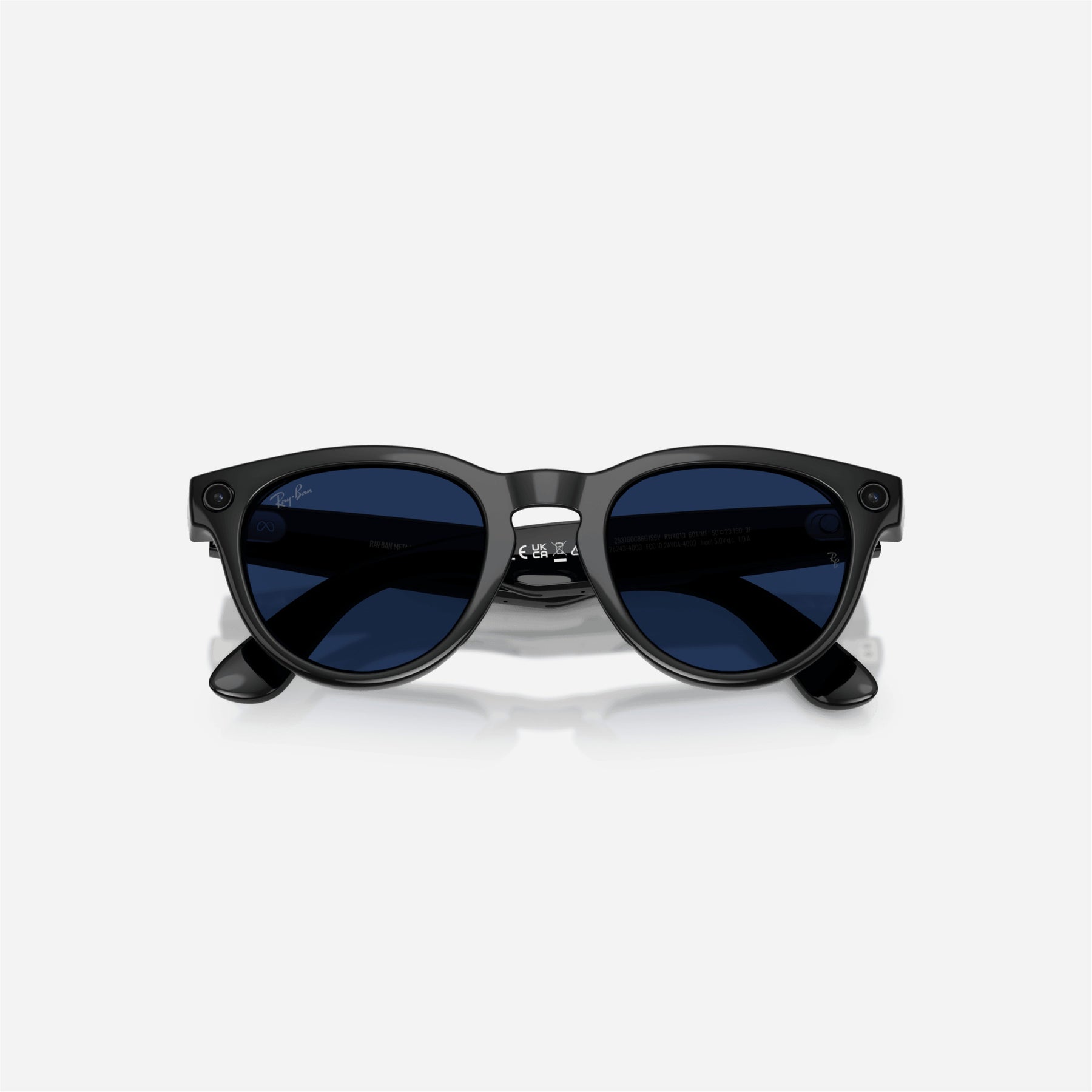 Ray-Ban Meta Headliner Shiny Black Frame Clear-Sapphire Lens Transition - Gen 2