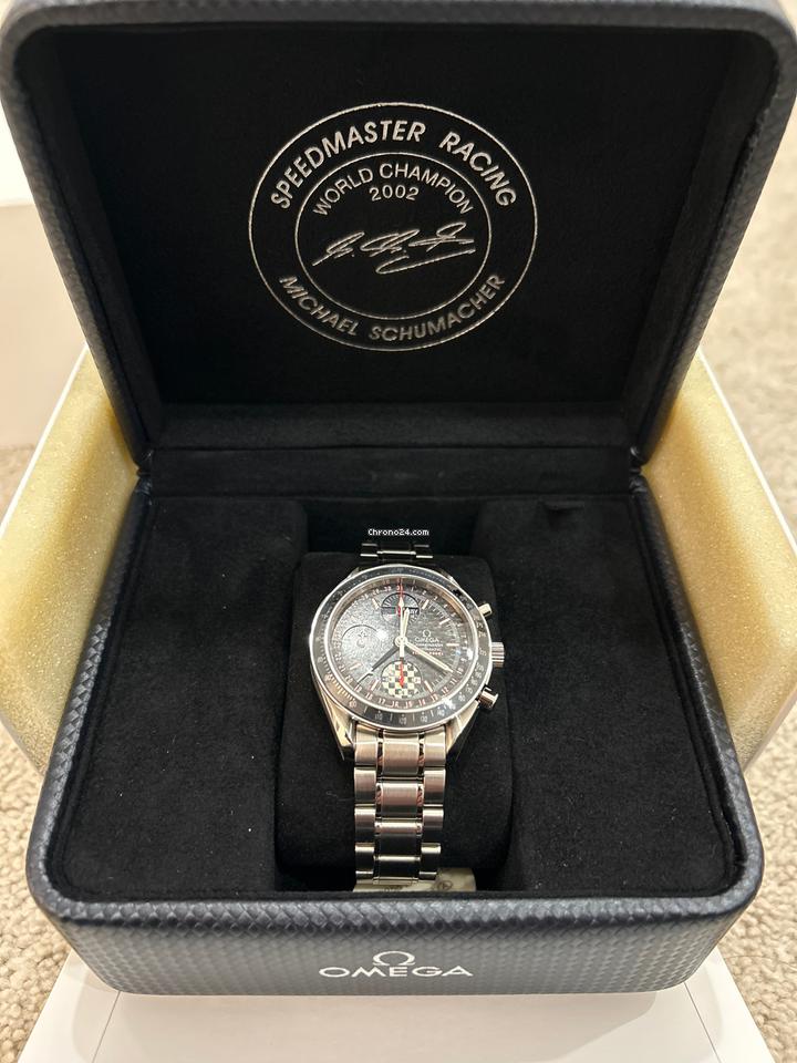 Omega Speedmaster Day Date Schumacher Full Set Unworn (Stickers on)