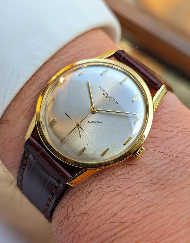 Vacheron Constantin Patrimony 6456 Gold 18kt 0.750 Jumbo Like New Overseas