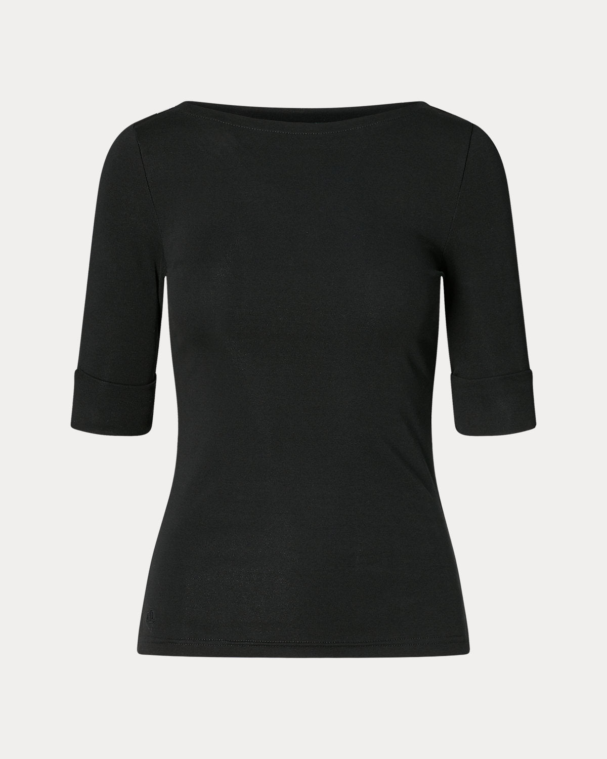 Ralph Lauren Stretch Cotton Boatneck T-Shirt