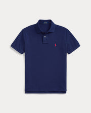 The Iconic Classic Fit Mesh Polo Navy/Red