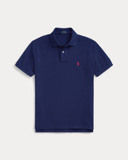 The Iconic Classic Fit Mesh Polo Navy/Red