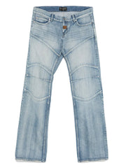 seam-detail jeans