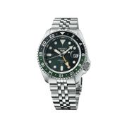 Seiko 5 Sports Men Automatic Green Dial Analog Stainless Steel Watch SSK035K1