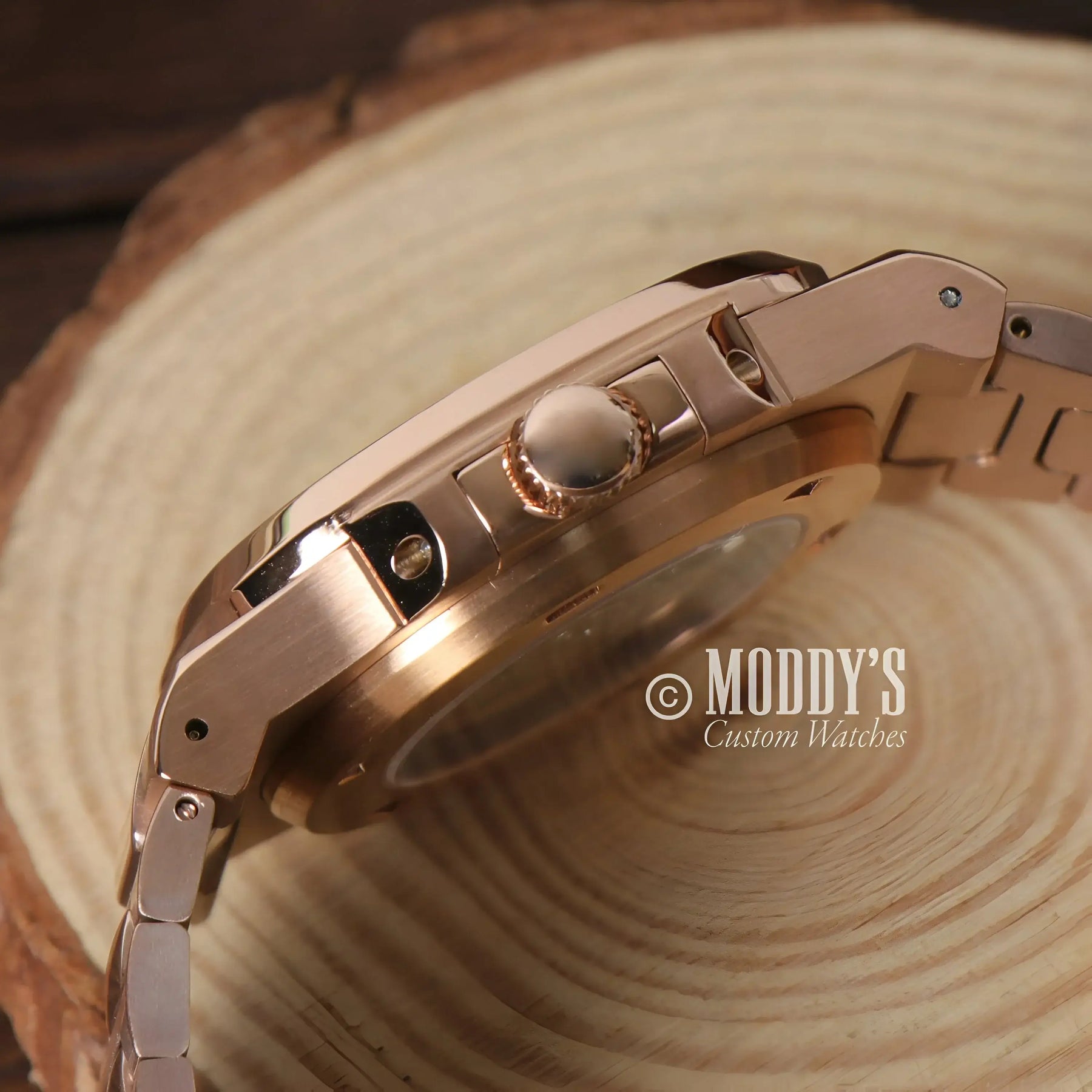 Nautiko Rose Gold Royal Blue