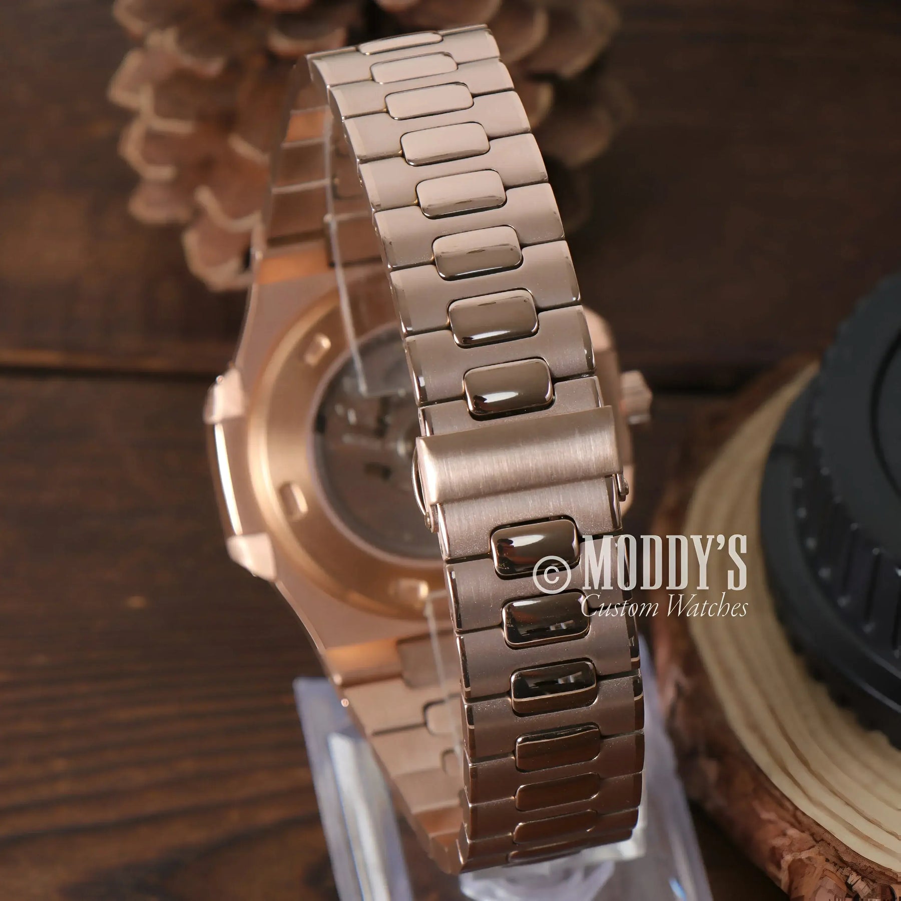Nautiko Rose Gold Royal Blue