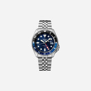 Seiko 5 Sports Blueberry GMT SKX Re-Interpretation Blue Dial Stainless Steel Watch - SSK003K1
