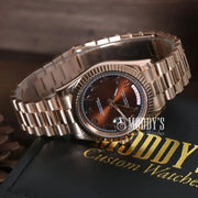 Seikojust Daydate Rose Gold - Chocolate Arabic