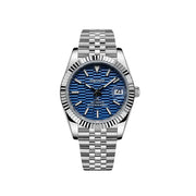 SEIKO MOD Datejust blue Fluted