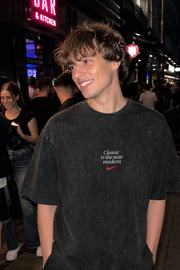 Myugen Nike Bitches Acid Wash Oversized T-Shirt Black