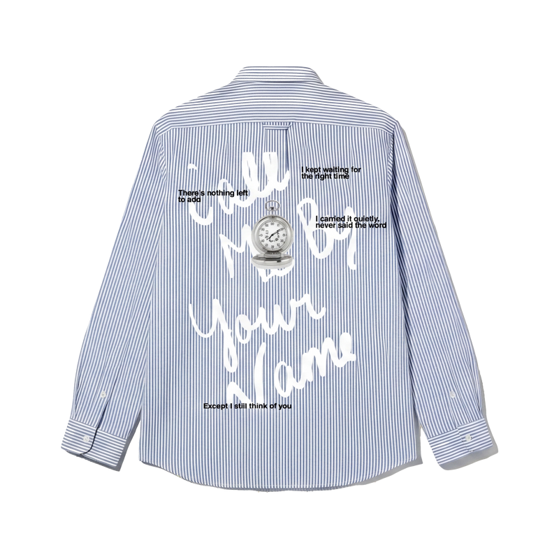 Off Supply Call Me By Your Name Blue Shirt