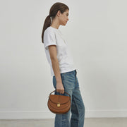 DeMellier The Siena Saddle tan small grain