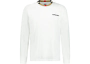 Burberry Long Sleeve Icon T-Shirt White