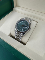 Rolex | Datejust | 126234 | Gold/Steel | 36 mm | Steel | Green | Automatic