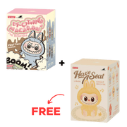 BUY 1 GET 1 FREE - Pop Mart Labubu The Monsters Tasty Macarons + Have a Seat Vinyl Face Sealed Case Pack of 2