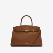 DeMellier The Midi Hudson tan small grain