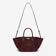 DeMellier The Midi New York burgundy small grain