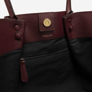 DeMellier The New York burgundy small grain