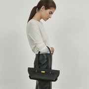 DeMellier The New York Shoulder burgundy suede & burgundy smooth