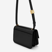 DeMellier The Paris Crossbody black smooth